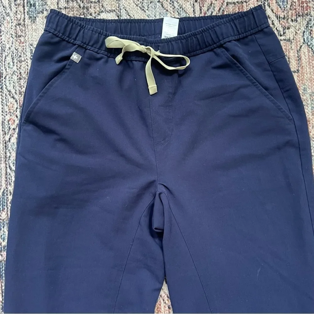 Figs Tansen Men’s Jogger Scrub Pants Navy Blue Size Small Tall
